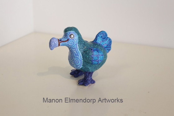 Image 1 of 100% Handgemaakt Beeldje Dodo/ Vogel Kunst Nieuw 