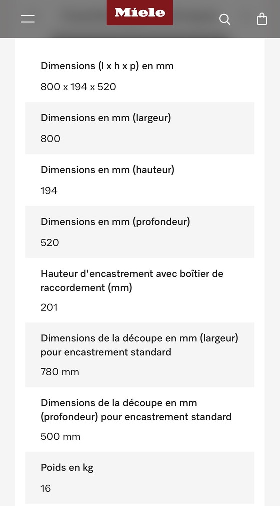 Image 1 of Miele cooktop with integrated hood - KMDA 7473 FR U Silence - NEW