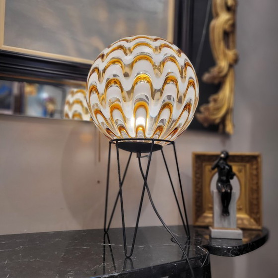 Image 1 of Tisch-/Deckenleuchte, Muranoglas, Mazzega-Stil, 1970er Jahre – Italien