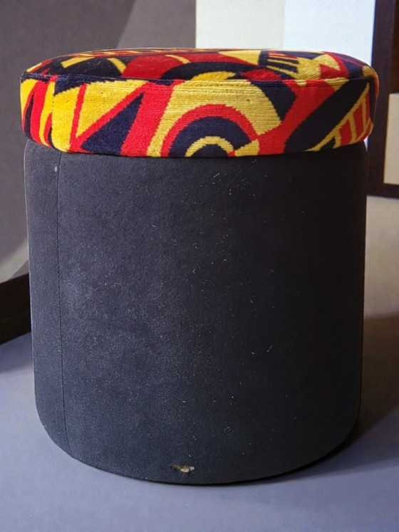 Image 1 of Art Deco poef
