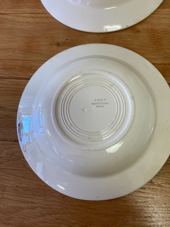 Image 1 of Set of 4 vintage "Montereau" plates