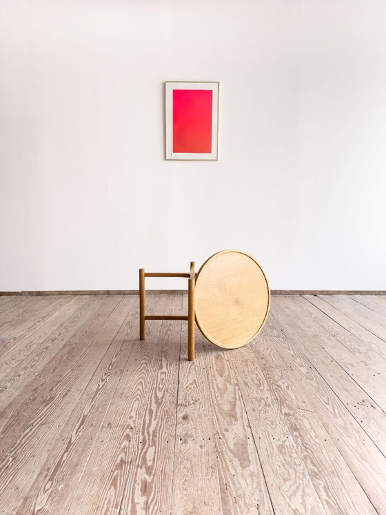 Image 1 of Dienbladtafel AT 35 / PP 35 van Hans J. Wegner voor Andreas Tuck