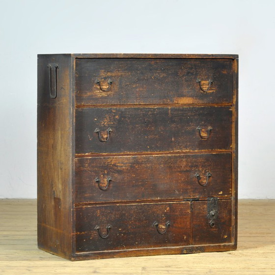 Image 1 of Japanse Tansu ladekast, circa 1870