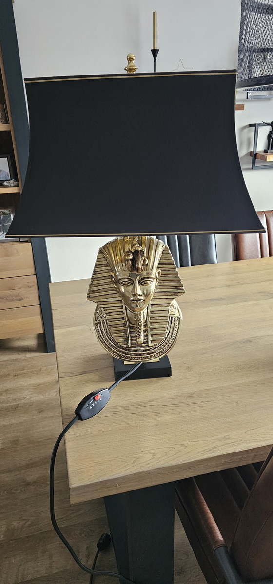 Image 1 of Egyptian Pharaoh Tutankhamun table lamp