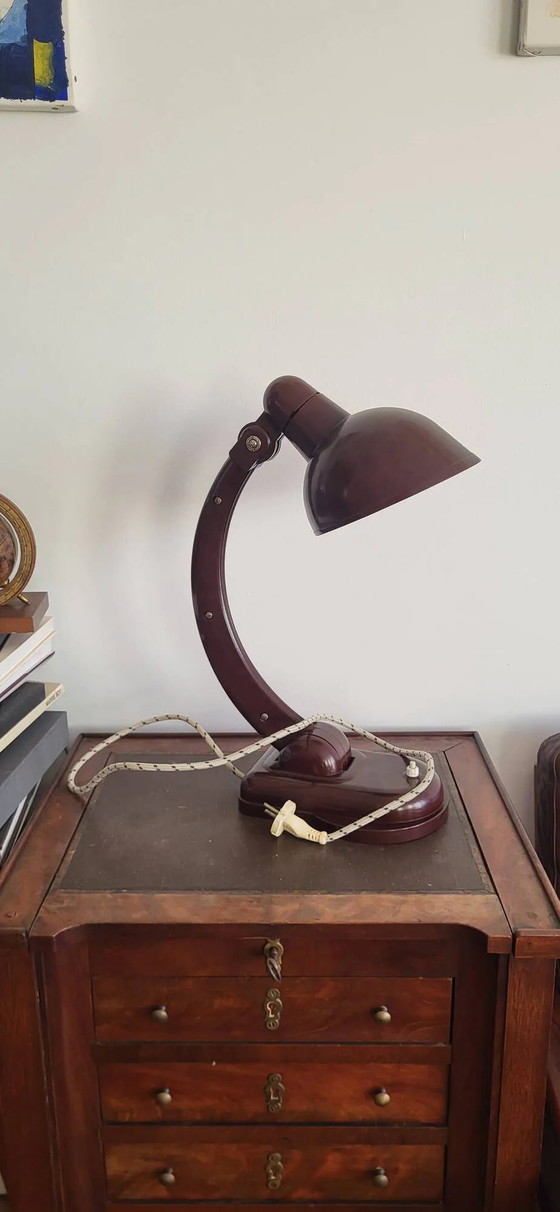 Sigma Bakelite Lamp by Christian Dell for Römmler – Reading Lamp, Bauhaus (photo 14 of 14)