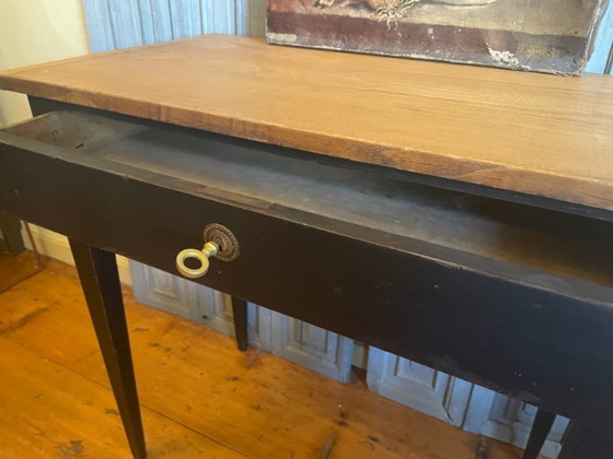 Small table French side table with drawer – Wood (photo 3 of 10)