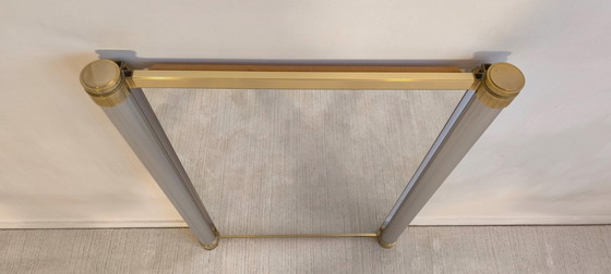 Image 1 of ✨💎 Pierre Vandel Paris - Très beau et rare grand miroir design 1970’s signé Pierre Vandel Paris ✨💎