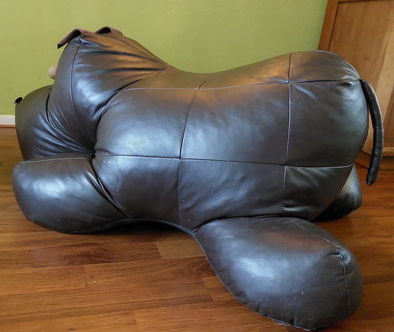 Image 1 of ORIGINAL SEVENTIES HIPPOTOTAMUS FOOTSTOOL