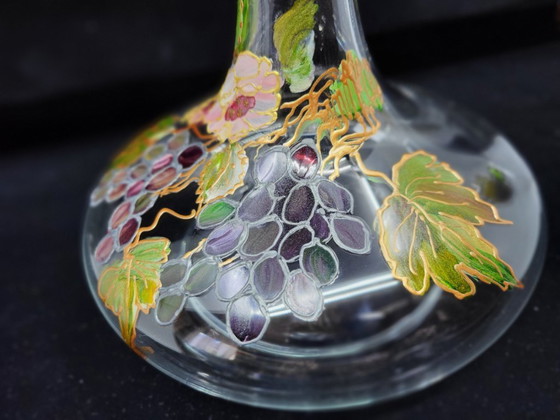 Image 1 of Weinservice Cristal d'Arques Frankreich handbemalt set of 3