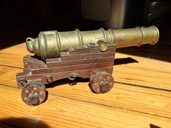 Riproduzione Grande Cannone in Bronzo 34 cm – Oggetti decorativi (photo 4 of 29)