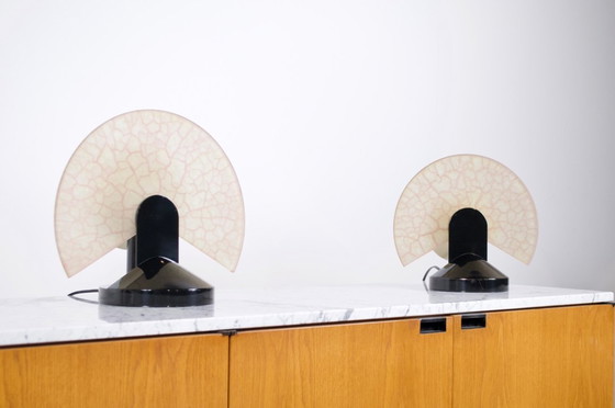 Image 1 of 3 LAMPES ITALIENNES MODULABLES MURANO ANNÉES 80'