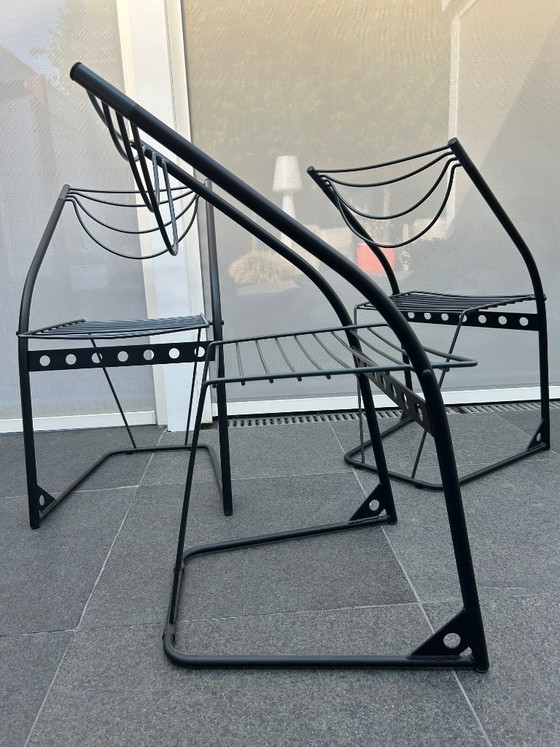 4 sillas de comedor posmodernas – Iron, Vintage (photo 7 of 8)