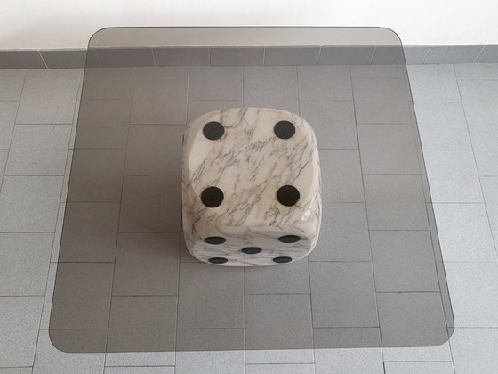 Image 1 of VINTAGE COFFEE TABLE 1970 BY OSVALDO BORSANI TECNO MODUS MARBLE & GLASS 70S 1970S