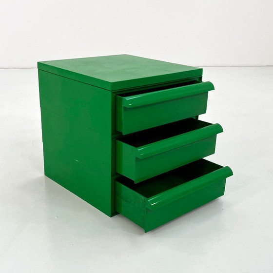 Grüne Kommode mit 3 Schubladen Modell 4601 von Simon Fussell für Kartell, 1970er Jahre – Kommoden, Plastic (photo 2 of 8)