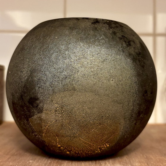 Image 1 of Murano glass vase signed Cenedese, Scavo, 1970
