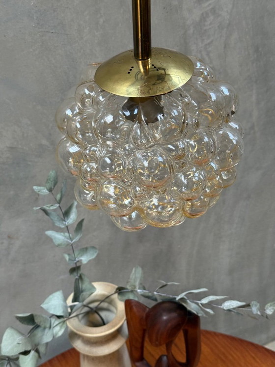 Vintage Design Lamp - Helena Tynell - Bubble Pendant Lamp – Copper, Glass (photo 4 of 10)