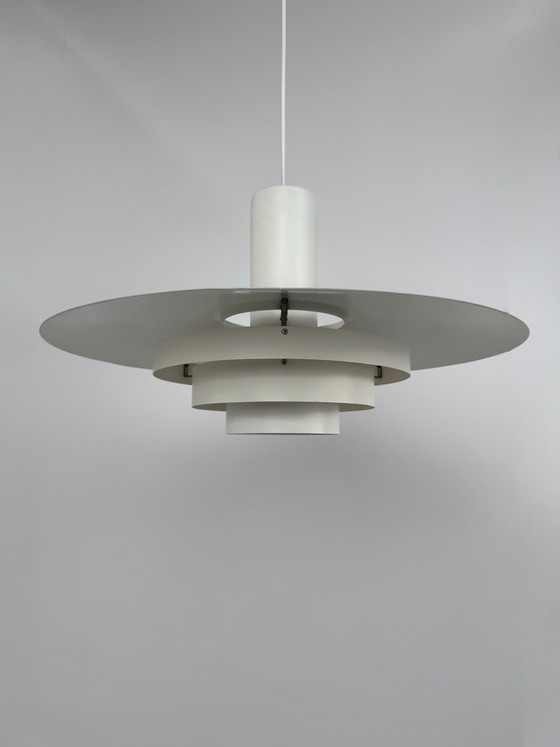 Image 1 of Lampe à Suspension XXL Karlebo par Skaarup & Jespersen pour Fog & Mørup, Danemark, 1970s