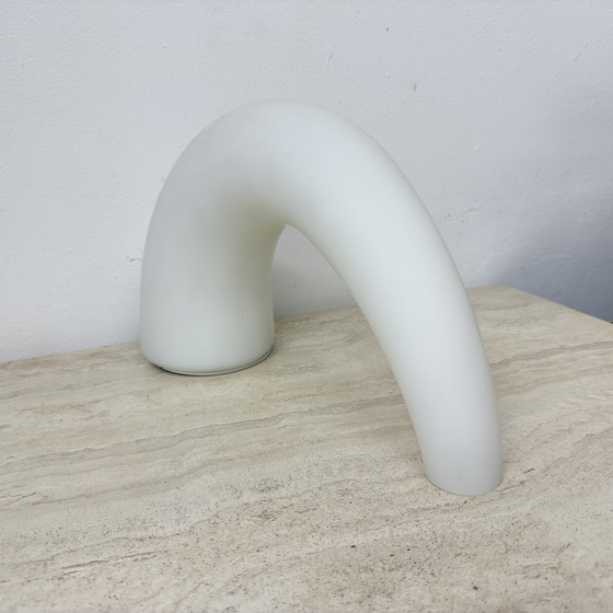 Image 1 of Fontana Arte Thor glass table lamp , 1980s Italy