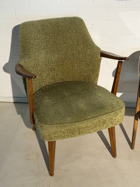 Fauteuils vintage – Wood, Textile (photo 6 of 13)