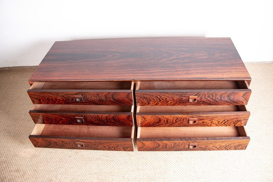 Image 1 of Große dänische Kommode aus Palisander, 6 Schubladen, von Erik Brouer für Brouer's Mobelfabrik