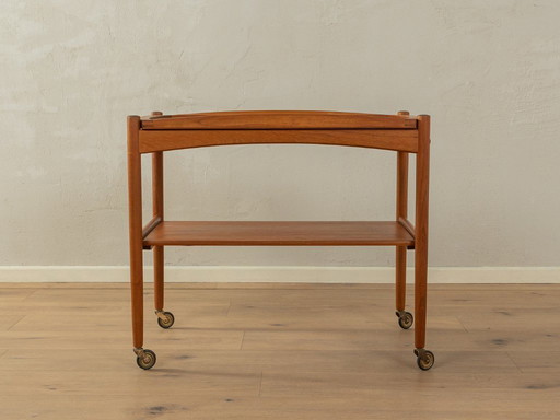 Carrello di servizio anni '60, Poul Hundevad, vintage