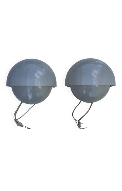 x2 Mania Wall Lights - Vico Magistretti - Artemide - Vintage 70s