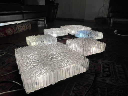 6 Decken-/Wandlampen aus der Mitte des Jahrhunderts