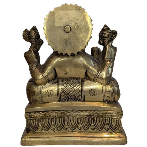 Ganesha nepalés antiguo en aleación de cobre – Lote 112 – Esculturas (photo 5 of 10)
