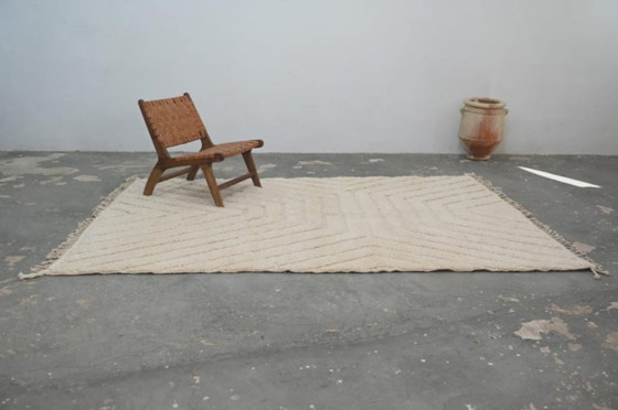 Image 1 of Minimalistischer marokkanischer Beni Ourain Teppich 3X2