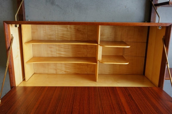 3-Bay Rosewood Wall System by Louis Van Teeffelen for Wébé – Webe, Wall cabinet, Mid Century Modern (photo 12 of 21)