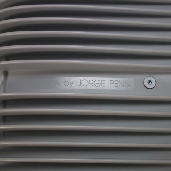 Image 1 of Set van 6 Gorka eetkamerstoelen van Jorge Pensi voor Akaba, Spanje, jaren 90.