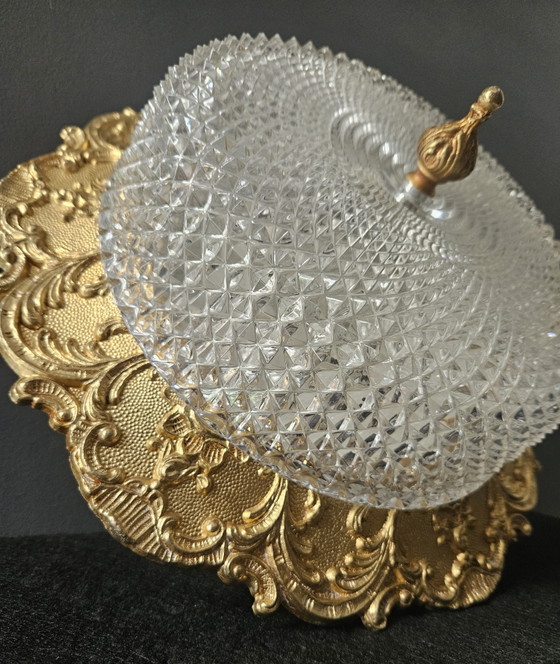 Image 1 of Hollywood Regency Ceiling Lamp 60s/70s