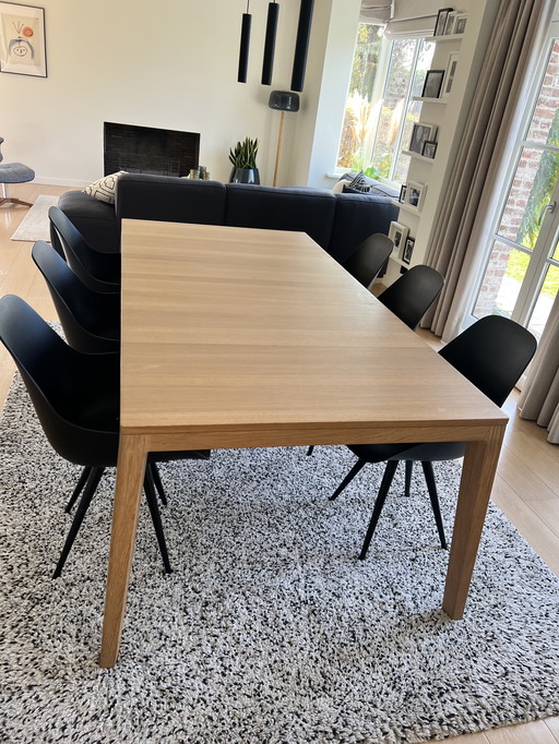 Team7 - Verlengbare Eikenhouten eettafel