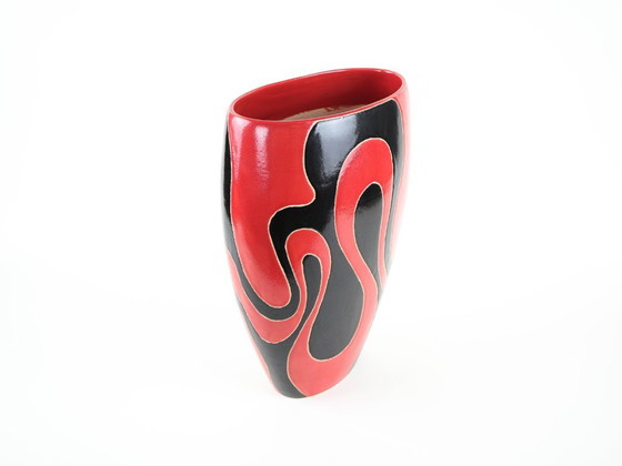 Image 1 of Ceramic vase, Italian design, 1970s, made in Italy