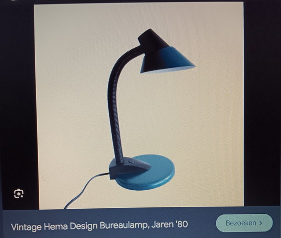 Image 1 of Vintage bureaulampen HEMA jaren 80