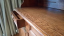 Solid antique wooden cabinet (2-part)