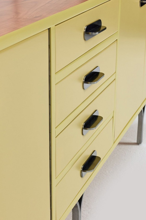 Image 1 of Industrial Vintage Mid-Century Sideboard, Steel, 1960s