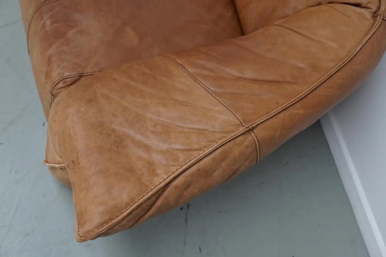 Image 1 of Canapé Andes en cuir cognac par Gerard van den Berg pour Montis, 1970