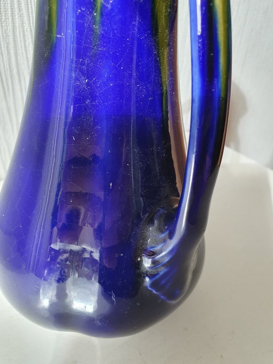 Antique Art Nouveau Vase – Orchies France (ca. 1920) – 27 cm – Ceramic (photo 5 of 9)