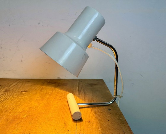 Image 1 of Lampe de table blanche de Josef Hurka pour Napako, années 1970