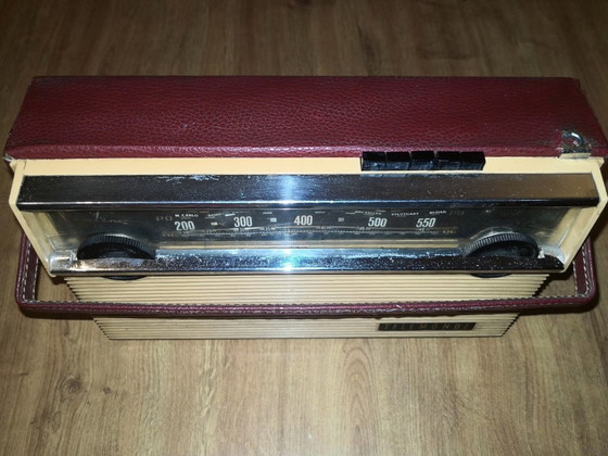Image 1 of Rare Vintage Wooden Radio Telemonde / 1960s