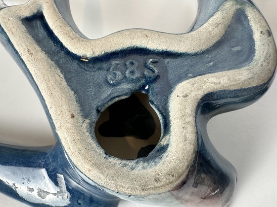 Image 1 of 5x Originele mid-century Wandzwaluwen en hun nesten (2x) - W. Germany