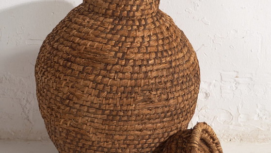 Cesta de mimbre antigua (c.1920) #1 – Objetos decorativos, Wicker, Rustic (photo 3 of 34)