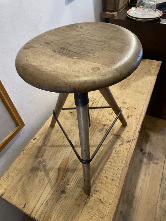 Image 1 of Sgabello a vite anni 50'