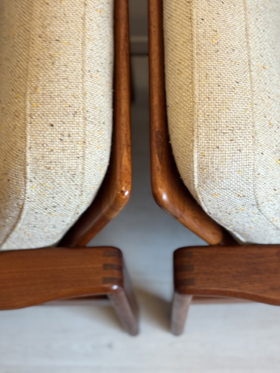 Image 1 of Vintage Danish easy chairs teak 1960s