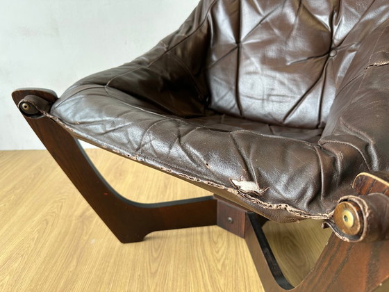 Image 1 of Der Sessel Luna wurde in den 70er Jahren von O. Knutsen entworfen.