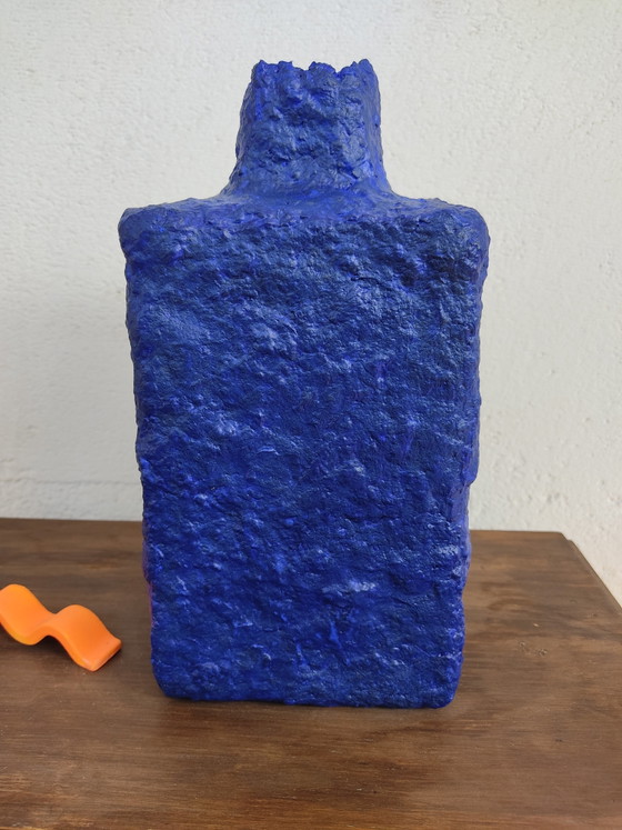 Electric Blue Vase – Decorative Objects, Paper (photo 5 of 5)