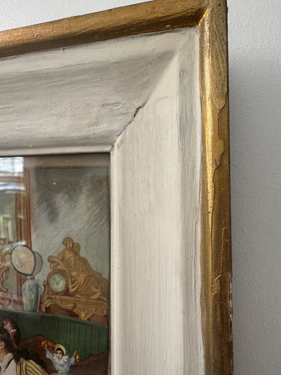 Image 1 of Gouache sur papier ancienne