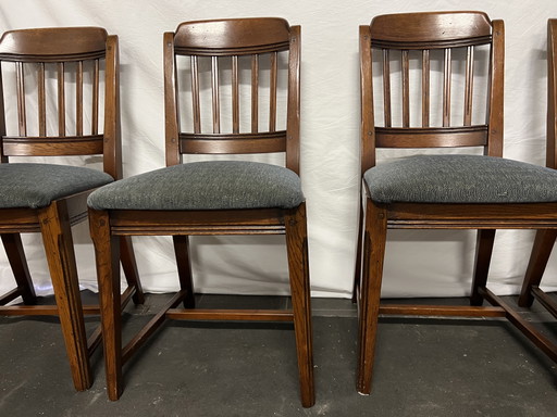 4 Bannink Art Nouveau Schuitema dining chairs