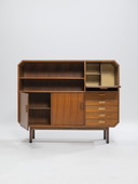 Credenza alta in teak, Italia, anni '60
